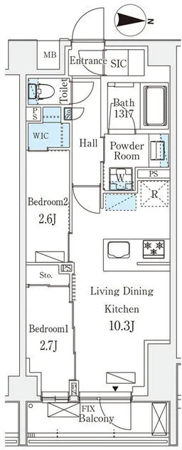 ARKMARK Shinjuku Nishiochiai - Floor Plan - []