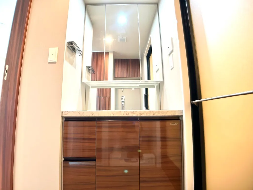 Itabashi Honmachi Station Residence - Interior - ["Cabinetry", "Mirror", "Wood"]