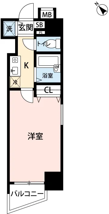 Mynavi STAY Miraie Kayabacho - Floor Plan - []