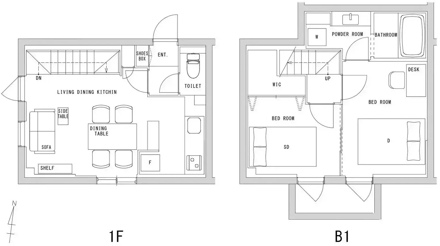 Hmlet Shinjuku Wakamatsucho - Floor Plan - ["Plan", "Technical drawing", "Floor plan"]