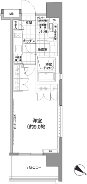 Park Habio Shibuya Kamiyamacho - Floor Plan - ["Plan", "Diagram", "Floor plan"]