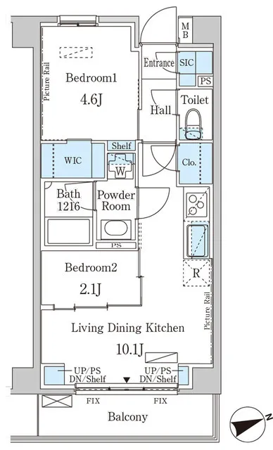 In Style Residence Honkomagome - Floor Plan - ["Product", "Rectangle", "Font"]