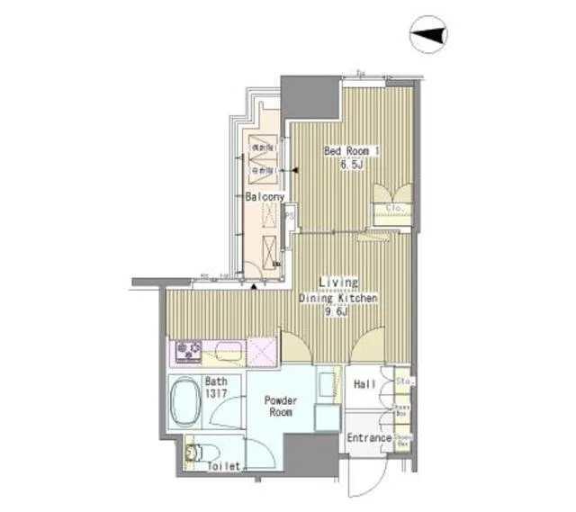 White Tower Hamamatsucho - Floor Plan - ["Rectangle", "Parallel", "Plan"]