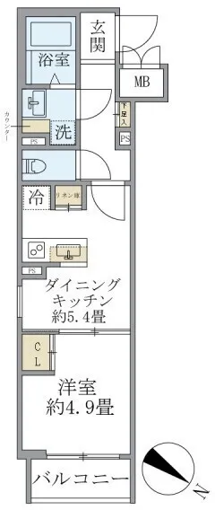 View Terrace Myogadani - Floor Plan - []