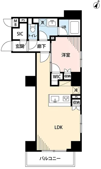 Mynavi STAY Nihonbashi Parkside - Floor Plan - ["Apartment", "Wood flooring", "Tile Flooring"]