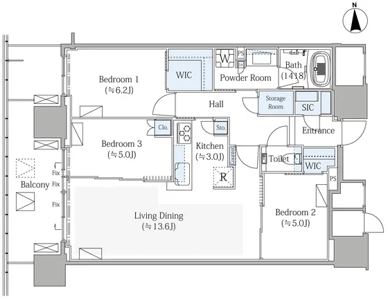 Grand City Tower Tsukishima - Floor Plan - ["Diagram", "Plan", "Floor plan"]