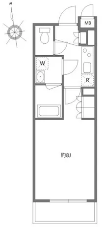 Belseed Itabashi North - Floor Plan - []