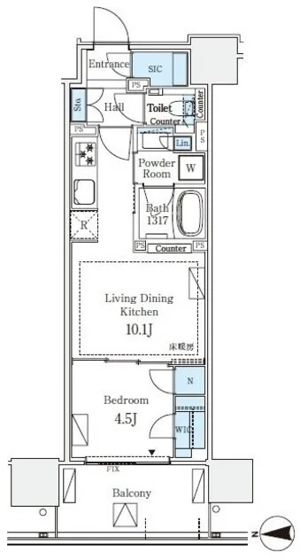 Grand City Tower Tsukishima - Floor Plan - []