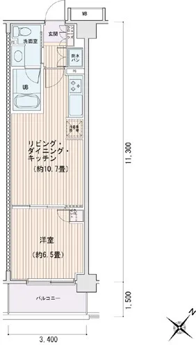 Esty Maison Toyosu Residence - Floor Plan - []