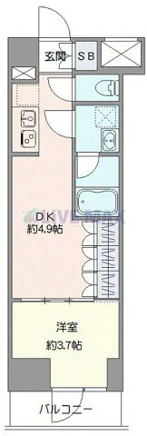Genovia Kita-Ikebukuro Sky Garden - Floor Plan - []
