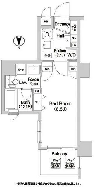 Comforia Kiyosumi Shirakawa Troyes - Floor Plan - ["Rectangle", "Parallel", "Font"]