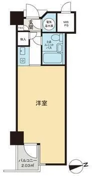 New Ikebukuro Heights - Floor Plan - ["Apartment", "Condominium", "Tile Flooring"]