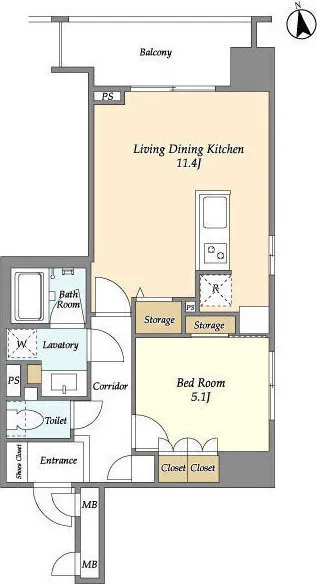Comforia Nishiwaseda - Floor Plan - ["Parallel", "Font", "Rectangle"]