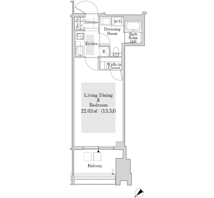 La Tour Shinjuku Garden - Floor Plan - ["Floor plan", "Diagram", "Plan"]