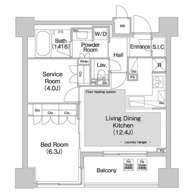 Comforia Akasaka - Floor Plan - ["Floor plan", "Plan", "Text"]