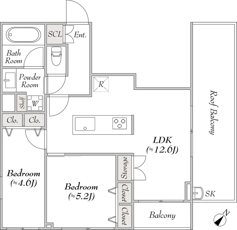 U Residence Higashiyukiya - Floor Plan - ["White", "Diagram", "Plan"]