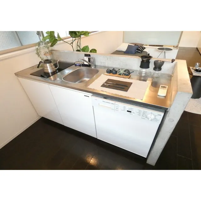 Ipse Gakugei Daigaku - Interior - ["Tap", "Kitchen sink", "Cabinetry"]
