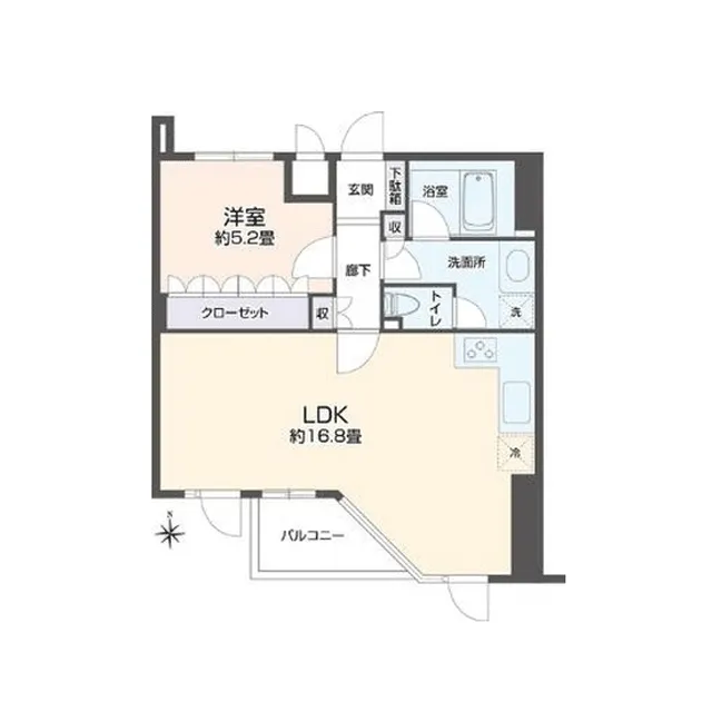 Liet Court Yotsuya - Floor Plan - ["Rectangle", "Map", "Schematic"]