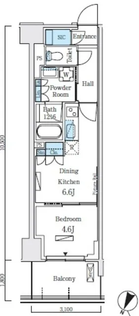 Royal Parks Akabane North - Floor Plan - []