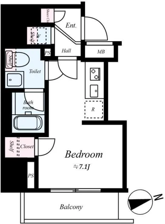 Isle Canale Shinagawa Minami - Floor Plan - []