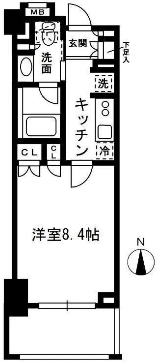 Residia Nakaochiai - Floor Plan - []