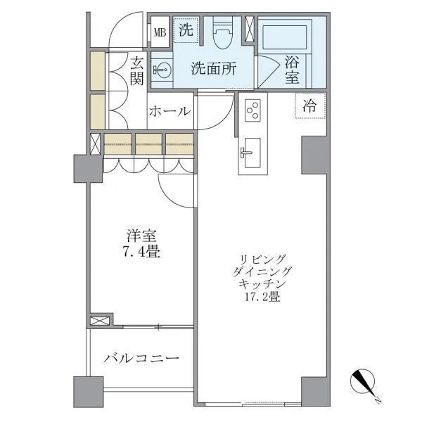 KDX Residence Nishihara - Floor Plan - ["Rectangle", "Schematic", "Slope"]