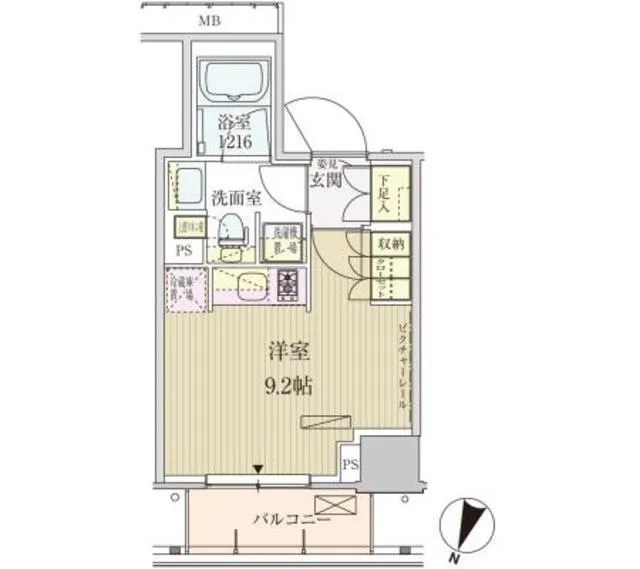 Park Axis Akasakamitsuke - Floor Plan - ["Floor plan", "Plan", "Architecture"]