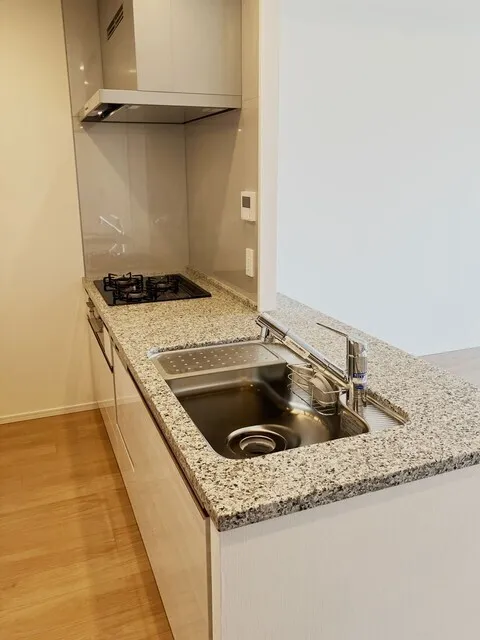 Grand City Tower Tsukishima - Interior - ["Kitchen Sink", "Kitchen", "Flooring"]