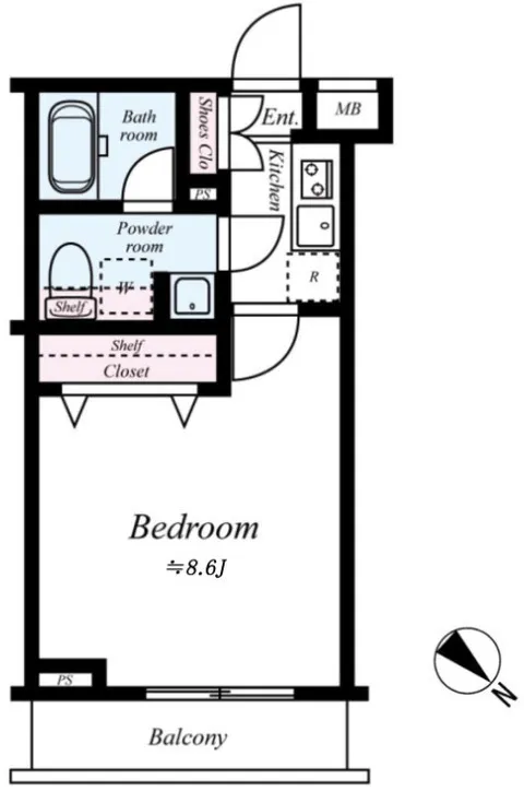Plaire Duc Shimura 3-Chome - Floor Plan - []