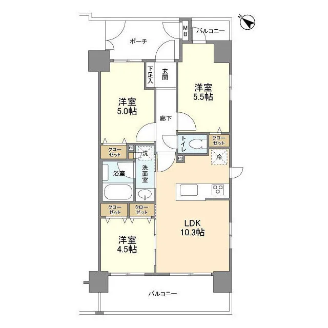 Zinnia Asakusa - Floor Plan - ["Schematic", "Rectangle", "Font"]