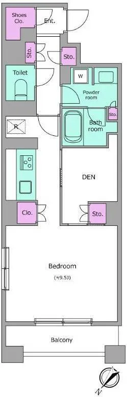 Residia Nihonbashi Bagurocho - Floor Plan - []