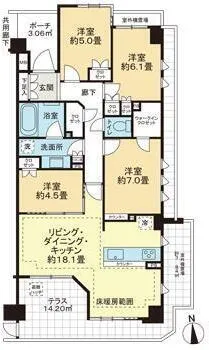 Veek Stage Nerima Toyotama Sakura HOUSE - Floor Plan - ["Apartment", "Condominium", "Floor plan"]