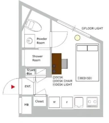 Hmlet Shibuya Ohashi - Floor Plan - []