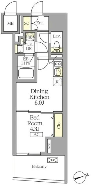 Terrace Kitasenju - Floor Plan - []