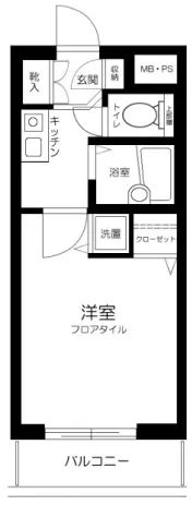 Cynthia Higashi Koenji - Floor Plan - []