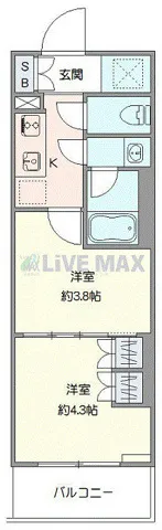 Genovia Setagaya Sakura - Floor Plan - []