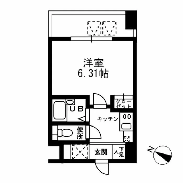 Residia Mitsukoshimae - Floor Plan - ["Rectangle", "Schematic", "Font"]