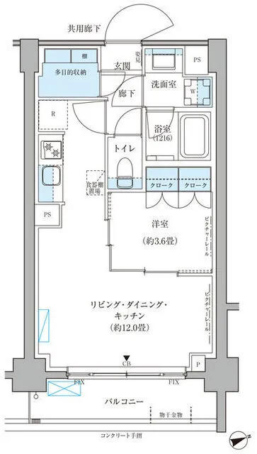 Park Axis Bunkyo Hongo - Floor Plan - ["Diagram", "Plan", "Floor plan"]