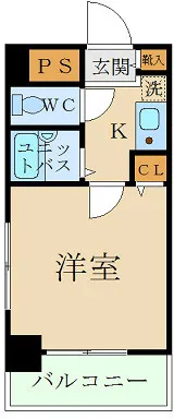 Sky Court Waseda 3 - Floor Plan - ["Door", "Apartment", "Home Door"]