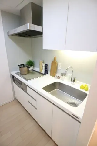 Prime Urban Ichigaya Nakanocho - Interior - ["Kitchen sink", "Cabinetry", "Tap"]