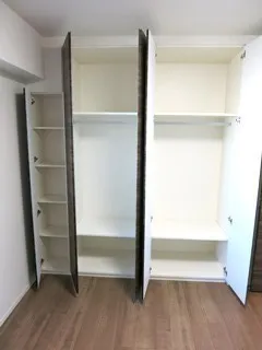 HF Higashi Oku Residence - Interior - ["Shelving", "Shelf", "Wood"]