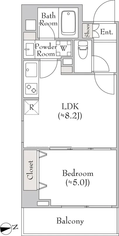 Lumique Omori - Floor Plan - ["White"]