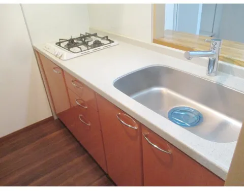Across Meguro - Interior - ["Flooring", "Kitchen Sink", "Plumbing fixture"]