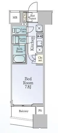 Le Fon Blanche Shinagawa Minamioi - Floor Plan - []
