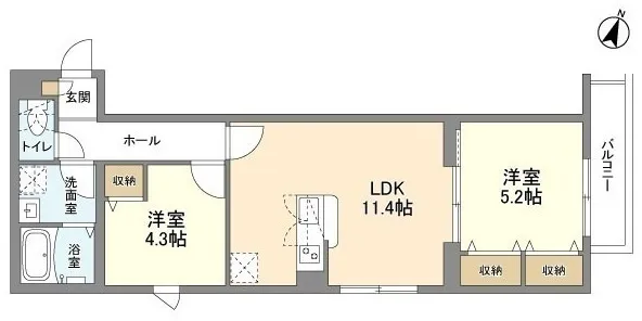Well Square Hatagaya - Floor Plan - []