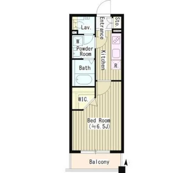 Forest Higashikoenji - Floor Plan - ["Rectangle", "Parallel", "Font"]