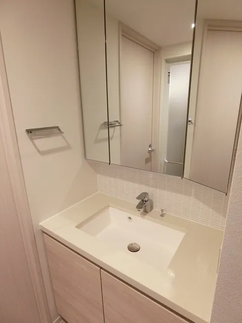 The Park Habio Tsukishima Front - Interior - ["Bathroom Sink", "Plumbing fixture", "Flooring"]