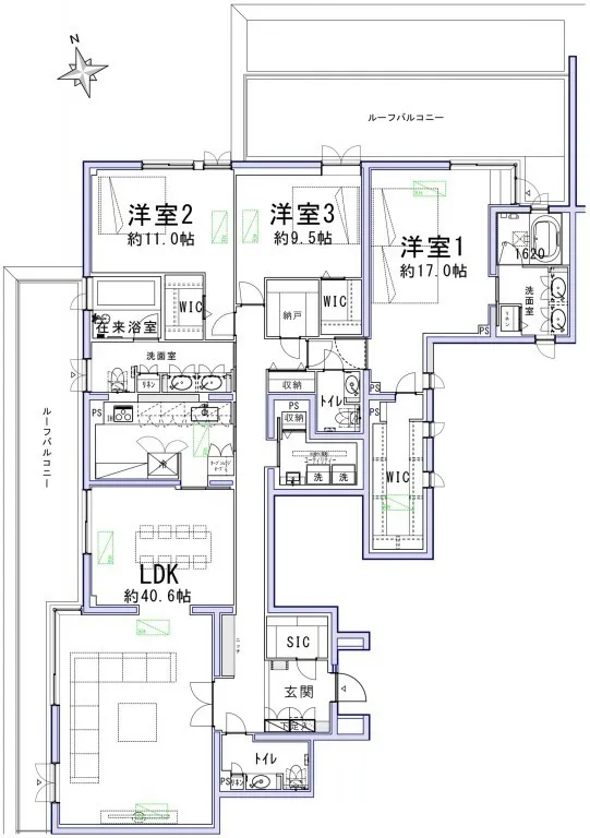 The Park Rimore Shirokanedai 3-chome 4th floor