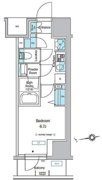 Predia Court Kita-Senju - Floor Plan - []