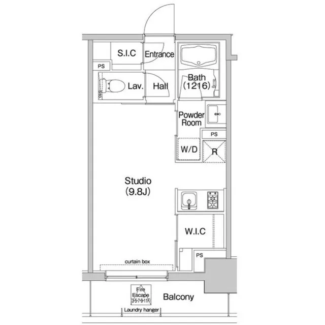 Comforia HIgashi-IKebukuro  - Floor Plan - ["Rectangle", "Font", "Parallel"]